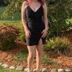 Black Sparkly Homecoming Dress